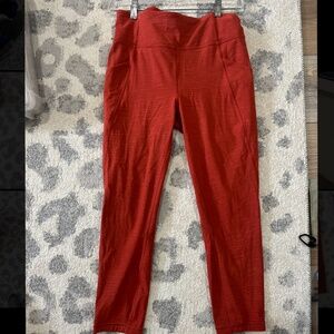 Burnt Orange Lululemon Leggings